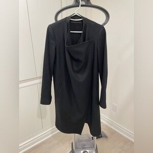 All Saints Black Long Sleeve Coat